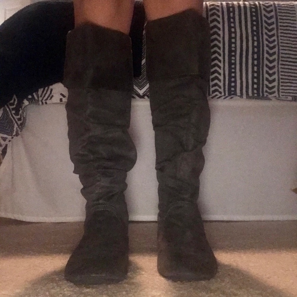 Gray Boots